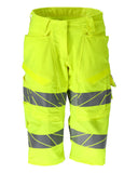 Mascot Accelerate Safe Shorts, lange 19248-510 HiVis stretch dames fluo geel(17)