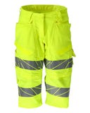 Mascot Accelerate Safe Lange Shorts 19248-510 HiVis stretch dames fluo geel(17)