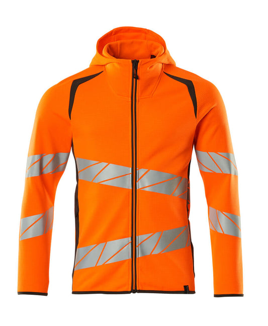 Mascot Accelerate Safe Capuchontrui 19284-781 met rits fluo oranje-donker antracietgrijs(1418)