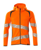 Mascot Accelerate Safe Capuchontrui 19284-781 met rits fluo oranje-donker petrolblauw(1444)