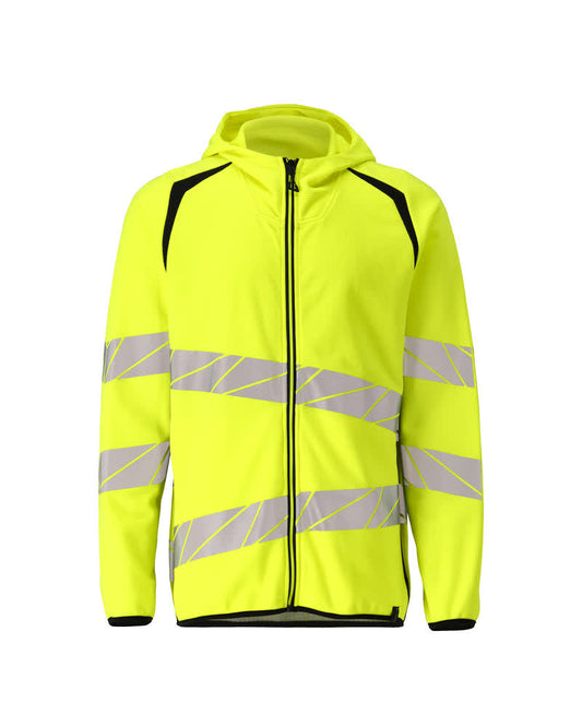 Mascot Accelerate Safe Capuchontrui 19284-781 met rits fluo geel-zwart(1709)