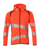 Mascot Accelerate Safe Capuchontrui 19284-781 met rits fluo rood-donkermarine(22210)