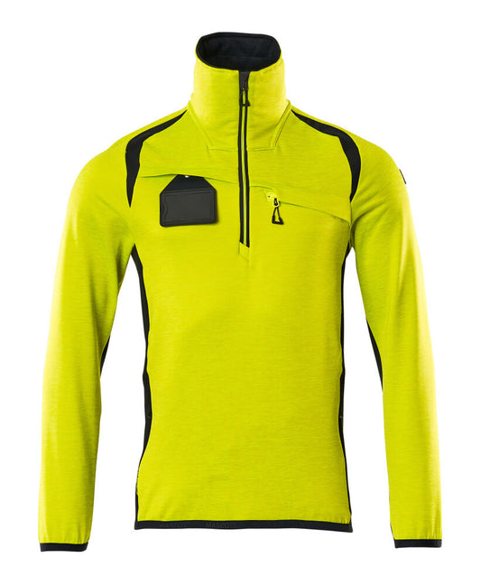 Mascot Accelerate Safe Zipsweaters 19303-316 fluo geel-donker marineblauw(17010)