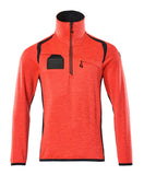 Mascot Accelerate Safe Zipsweaters 19303-316 fluo rood-donkermarine(22210)