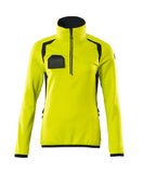 Mascot Accelerate Safe Zipsweaters 19353-316 fluo geel-donker marineblauw(17010)