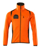 Mascot Accelerate Safe Fleecetrui 19403-316 met rits fluo oranje-donker antracietgrijs(1418)