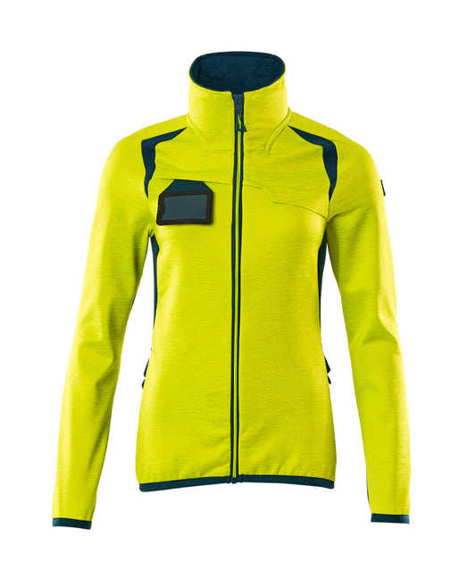 Mascot Accelerate Safe Polosweaters 19453-316 fluo geel-donkerpetrol(1744)