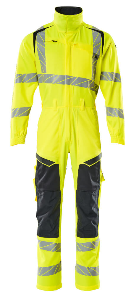 Mascot Accelerate Safe Overalls 19519-236 fluo geel-donker marineblauw(17010)