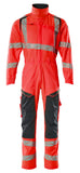 Mascot Accelerate Safe Overalls 19519-236 fluo rood-donkermarine(22210)