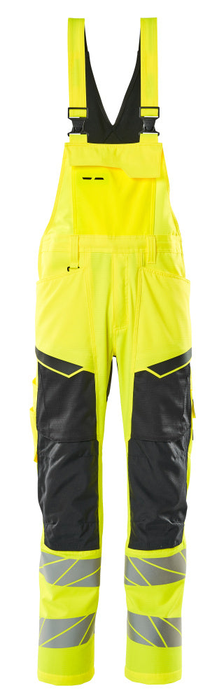 Mascot Accelerate Safe Amerikaanse overall met kniezakken 19569-236 fluo geel-zwart(1709)