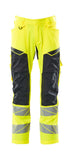 Mascot Accelerate Safe Broeken 19579-236 fluo geel-donker marineblauw(17010)