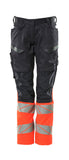 Mascot Accelerate Safe Broeken 19678-236 donker marineblauw-hi-vis rood(10222)