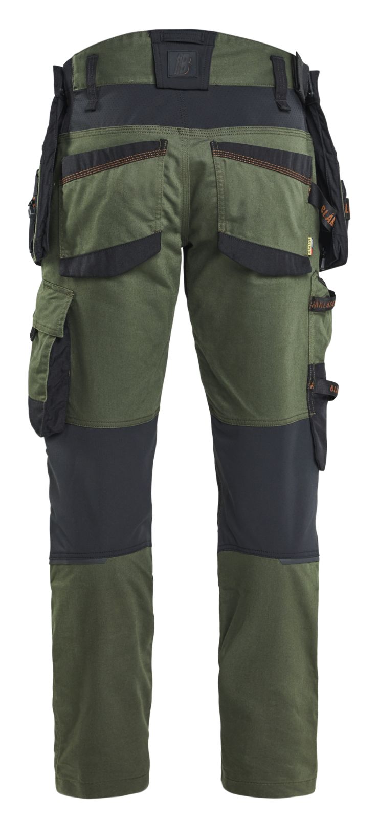 Blaklader Ambacht Striker Werkbroeken 19701149 stretch woudgroen-roestbruin(4240)