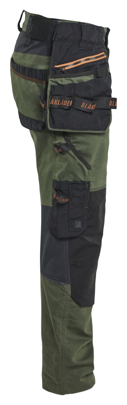 Blaklader Ambacht Striker Werkbroeken 19701149 stretch woudgroen-roestbruin(4240)