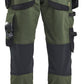 Blaklader Ambacht Striker Werkbroeken 19701149 stretch donker herfstgroen-zwart(4298)