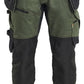 Blaklader Ambacht Striker Werkbroeken 19701149 stretch donker herfstgroen-zwart(4298)