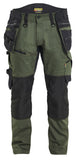 Blaklader Ambacht Striker Werkbroeken 19701149 stretch donker herfstgroen-zwart(4298)