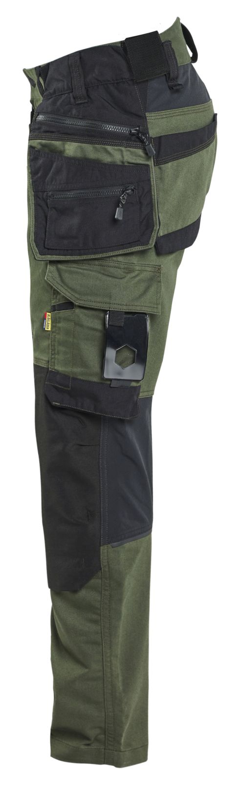 Blaklader Ambacht Striker Werkbroeken 19701149 stretch donker herfstgroen-zwart(4298)