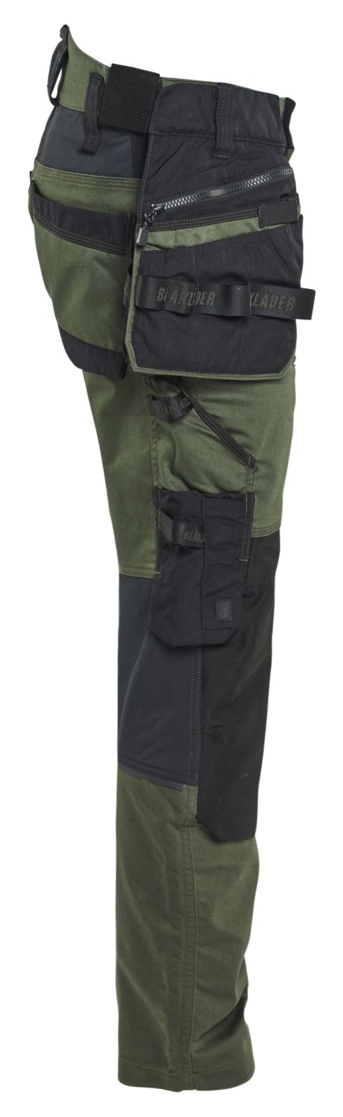 Blaklader Ambacht Striker Werkbroeken 19701149 stretch donker herfstgroen-zwart(4298)