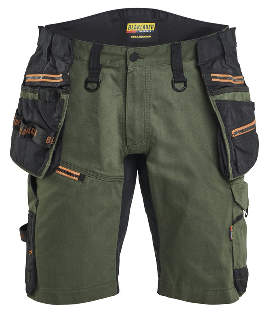 Blaklader Ambacht Striker Shorts 19721149 2-weg Stretch woudgroen-roestbruin(4240)