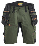 Blaklader Ambacht Striker Shorts 19721149 2-weg Stretch woudgroen-roestbruin(4240)