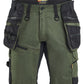 Blaklader Ambacht Striker Shorts 19721149 2-weg Stretch donker herfstgroen-zwart(4298)