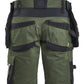 Blaklader Ambacht Striker Shorts 19721149 2-weg Stretch donker herfstgroen-zwart(4298)