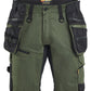 Blaklader Ambacht Striker Shorts 19721149 2-weg Stretch donker herfstgroen-zwart(4298)