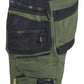 Blaklader Ambacht Striker Shorts 19721149 2-weg Stretch donker herfstgroen-zwart(4298)