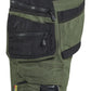 Blaklader Ambacht Striker Shorts 19721149 2-weg Stretch donker herfstgroen-zwart(4298)