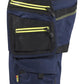 Blaklader Ambacht Striker Shorts 19721149 stretch afneembare gereedschapszakken donker marineblauw-fluo geel(8633)