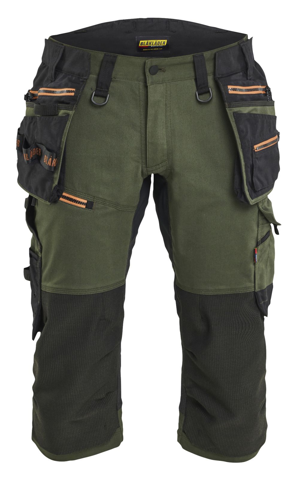Blaklader Ambacht Striker Piraatbroeken 19771149 stretch woudgroen-roestbruin(4240)
