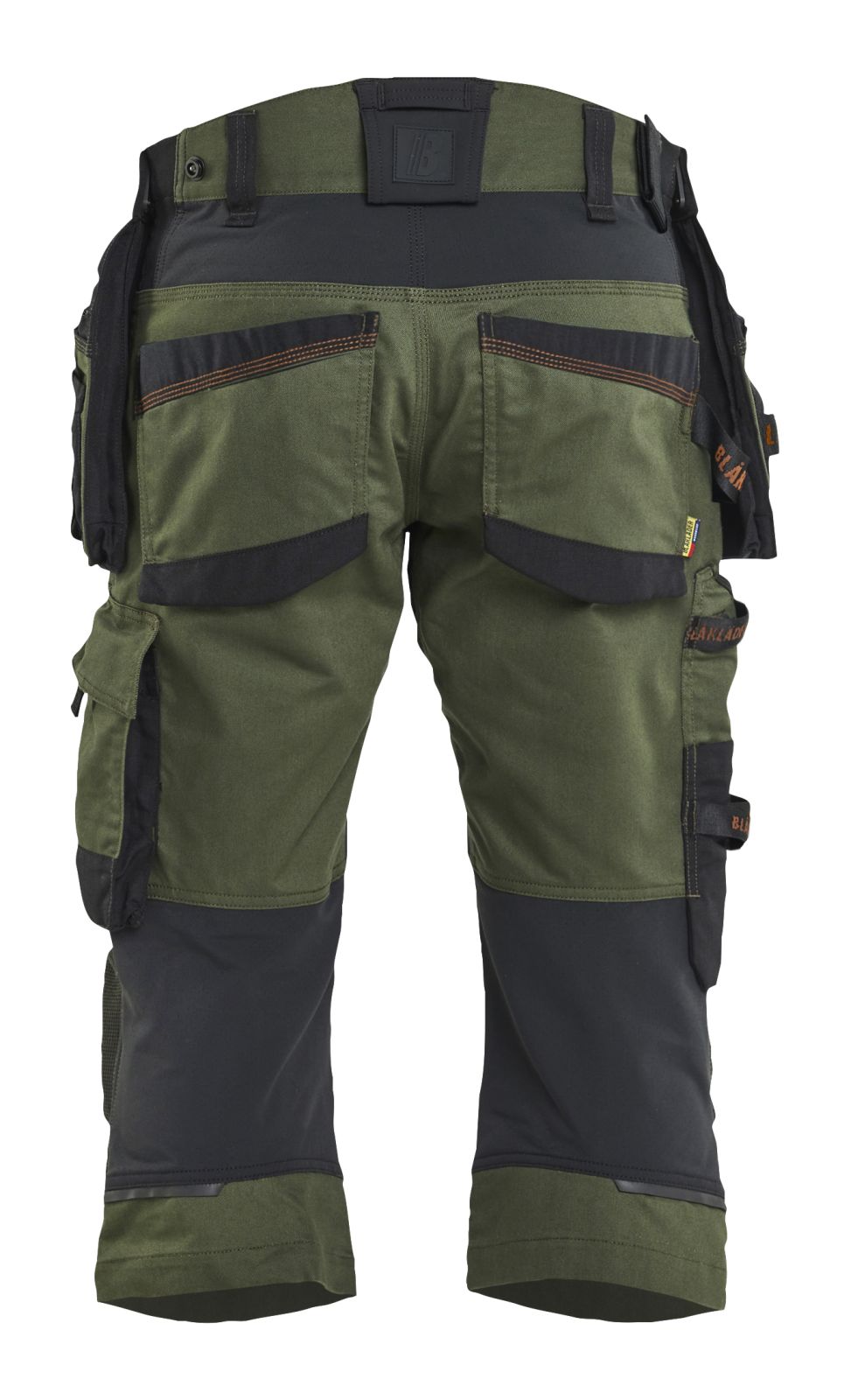 Blaklader Ambacht Striker Piraatbroeken 19771149 stretch woudgroen-roestbruin(4240)