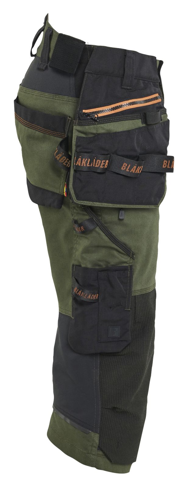 Blaklader Ambacht Striker Piraatbroeken 19771149 stretch woudgroen-roestbruin(4240)