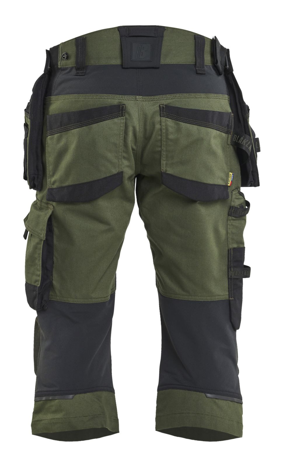 Blaklader Ambacht Striker Piraatbroeken 19771149 stretch donker herfstgroen-zwart(4298)