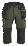 Blaklader Ambacht Striker Piraatbroeken 19771149 stretch donker herfstgroen-zwart(4298)