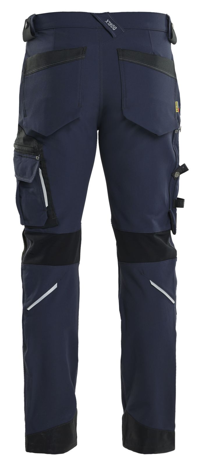 Blaklader Broeken 19891644 met Stretch donker marineblauw-zwart(8699)