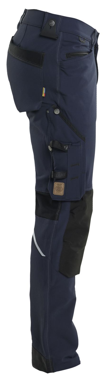 Blaklader Broeken 19891644 met Stretch donker marineblauw-zwart(8699)