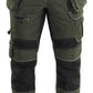 Blaklader Ambacht X1900 Werkbroeken 19901141 denim stretch donker herfstgroen-zwart(4298)