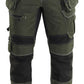 Blaklader Ambacht X1900 Werkbroeken 19901141 denim stretch donker herfstgroen-zwart(4298)
