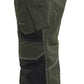 Blaklader Ambacht X1900 Werkbroeken 19901141 denim stretch donker herfstgroen-zwart(4298)