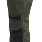 Blaklader Ambacht X1900 Werkbroeken 19901141 denim stretch donker herfstgroen-zwart(4298)
