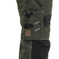 Blaklader Ambacht X1900 Werkbroeken 19901141 denim stretch donker herfstgroen-zwart(4298)