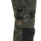 Blaklader Ambacht X1900 Werkbroeken 19901141 denim stretch donker herfstgroen-zwart(4298)