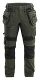 Blaklader Ambacht X1900 Werkbroeken 19901141 denim stretch donker herfstgroen-zwart(4298)