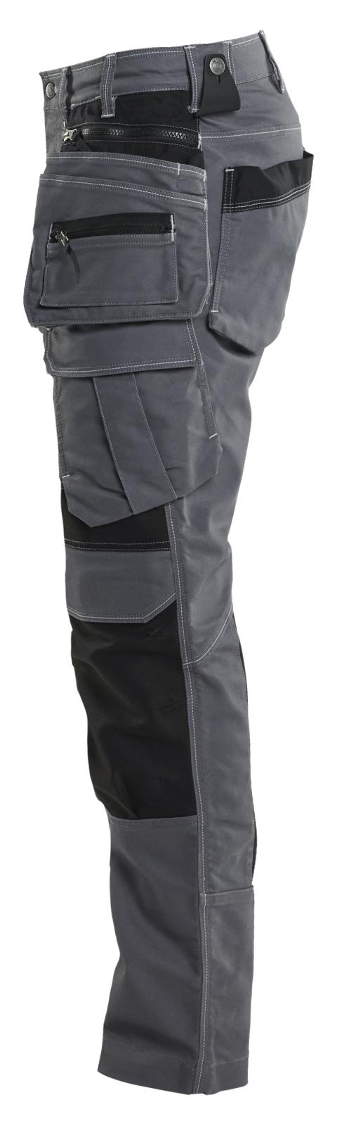 Blaklader Ambacht X1900 Werkbroeken 19901141 denim stretch midden grijs-zwart(9699)