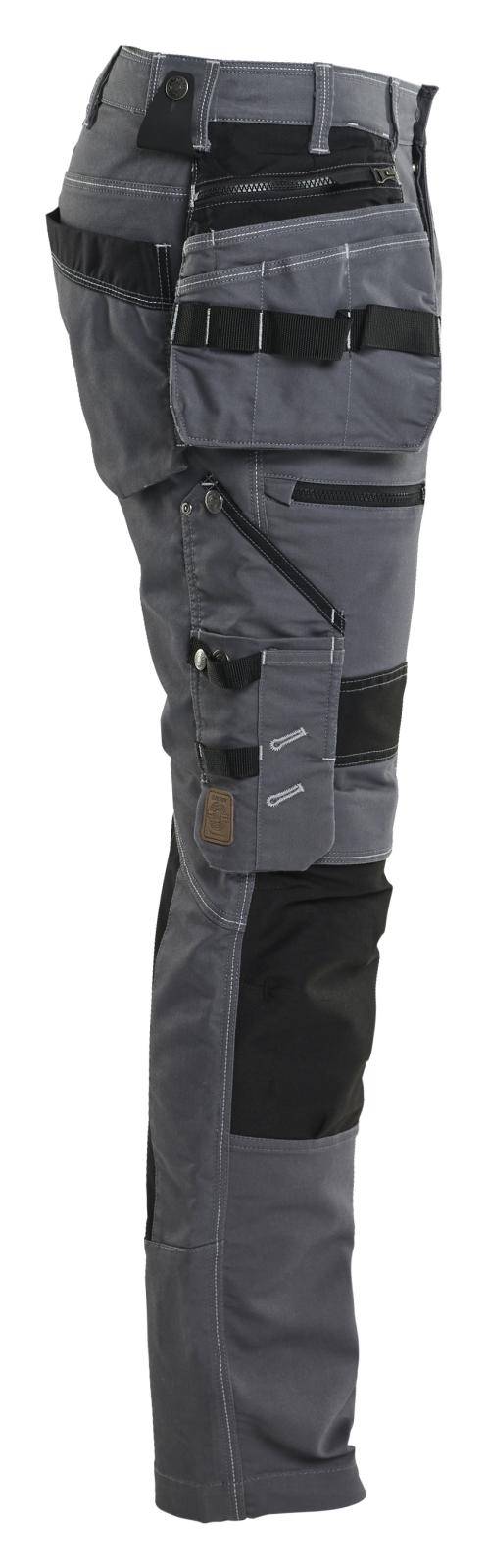 Blaklader Ambacht X1900 Werkbroeken 19901141 denim stretch midden grijs-zwart(9699)