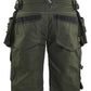 Blaklader Ambacht X1900 Shorts 19921141 denim stretch donker herfstgroen-zwart(4298)