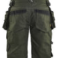 Blaklader Ambacht X1900 Shorts 19921141 denim stretch donker herfstgroen-zwart(4298)