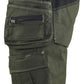 Blaklader Ambacht X1900 Shorts 19921141 denim stretch donker herfstgroen-zwart(4298)